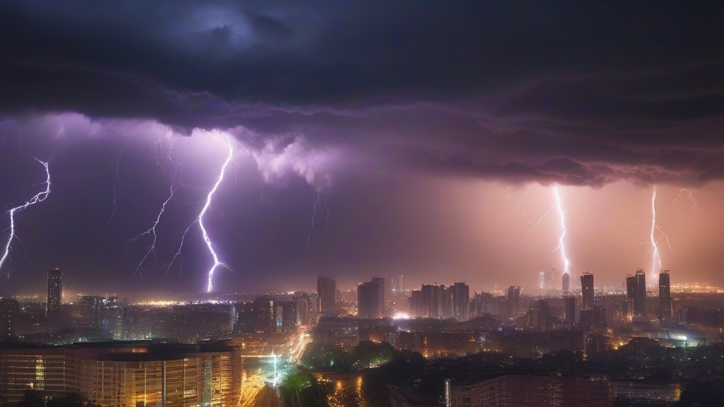 雷暴与雾霾：天空的双面舞者