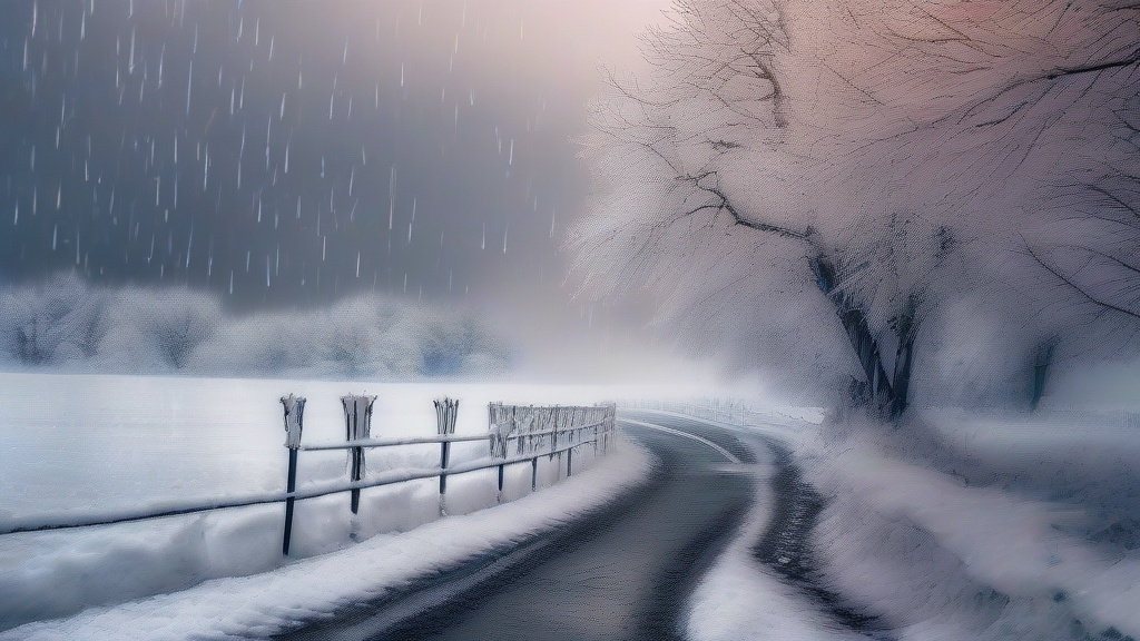 雪雨交织的危机：解密雪天与雨天的天气灾害密码